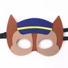 Máscara de fieltro de Halloween Máscara del Equipo Woof Máscara para los ojos Día del Niño Baile Padres e Hijos Disfraz de Aisha Actuación Cumpleaños