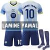 2526 Camiseta de Fútbol Color Degradado Edición Especial Tejido de Secado Rápido Nuevo Modelo Conmemorativa Leyenda del Barcelona No. 10 Jersey Yamal