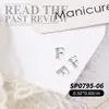 Joyería de Arte para Uñas de 26 Letras Aleación de Oro y Plata Diamante 3D para Arte de Uñas Accesorios de Decoración para Uñas DIY