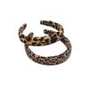 Diadema de esponja con estampado de leopardo, estilo avanzado, para otoño e invierno, nueva diadema con champú para el cabello de alta presión craneal, horquilla retro, diadema transfronteriza