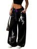 Pantalones casuales de moda hip-hop de alta calle transfronterizos de AliExpress para hombre, ajuste holgado de verano, estilo de pierna recta de nicho, en stock, pantalones largos versátiles