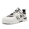 Zapatos para Hombre Otoño e Invierno Nuevos Estilo Callejero Modernos Botas de Caña Alta Botas Deportivas Casuales para Hombre Suela Gruesa