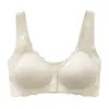 Calcinha/Sutiã 3D de Fechamento Frontal Sem Costura para Mulheres, Peça Única Sem Aro com Bojo Fixo, Push-up para Seios Pequenos, Sutiã Feminino