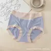 50 Piezas de Ropa Interior de Modal Lenzing para Mujer, Algodón Puro, Antibacteriana, de Cintura Alta, Braguitas Triangulares sin Costuras, Zona de la Entrepierna para Niñas Jóvenes