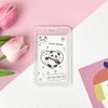 Lindo estuche para tarjetas de caricatura PP para estudiantes, estuche protector para tarjetas de campus anti-pérdida, bolsa transparente con tapa para tarjetas, venta al por mayor de comercio exterior, para colgar del cuello