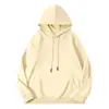 Sudadera con capucha forrada de forro polar de 380 g, estilo otoño e invierno, casual, cálida, versátil, color liso, jersey grueso para hombre