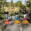 Muñecas de Minorías Étnicas, Marionetas de Madera, Juguetes, Manualidades de Tela, Artesanías Turísticas de Guizhou, Muñecas Especiales de la Etnia Miao