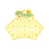 Gracias Día del Maestro Pieza Única Forma Cartulina Blanca Gruesa Impreso Doble Cara Papel de Regalo Floral Material de Empaque