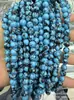 Cuentas Redondas de Alambre Negro Cuentas Sueltas Venta al por Mayor Accesorios para Joyería DIY Pulsera Collar Cuentas Sueltas de Turquesa Fábrica Venta al por Mayor