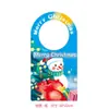 Loja de shopping de Natal suprimentos de decoração para casa para idosos boneco de neve alce maçaneta de porta pequeno pingente cena atmosférica