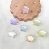 Resina que Cambia de Color Ojo de Gato Estrellado Cielo Estrellado Estrella de Cinco Puntas Cadena para Celular DIY Pulsera Accesorios para el Cabello Colgante Accesorios de Joyería