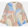 Ropa europea y americana para mujer transfronteriza, top casual a rayas de moda más vendido en AliExpress con detalle de nudo + pantalones de pierna recta