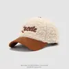 Gorros Dulces para Bebés Europeos y Americanos Transfronterizos de Felpa Cálida para Exteriores Gorras de Béisbol para Niños Nuevas Lindas Gorras de Pico Comercio Exterior
