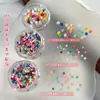 Cor Dopamina Miçangas Xiaomi Enfeites para Nail Art Miçangas de Vidro Kit de Materiais para Miçangas DIY Feito à Mão Acessórios para Broca de Unha Vestível