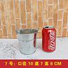 Balde de Ferro Balde de Ferro Vaso de Ferro Galvanizado Balde de Flores Balde de Ferro Pequeno Lixeira de Mesa Balde Químico Balde de Ferro para Pipoca