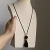 Colar Pingente Geométrico com Senso de Design Chinês Estilo Longo de Nicho Estilo Étnico Individual Único Novo Colar Chinês