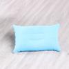 Nueva almohada inflable para viajes al aire libre, gruesa, flocada, rectangular, para la oficina, para el almuerzo, almohada inflable de tres tesoros, venta al por mayor