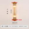Luminária de Parede para Sala de Estar Cristal Escandinava Simples Criativa Elegante para Parede de Fundo Luminária de Poste para Cabeceira Lâmpada LED