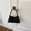 Nueva Bolso de Hombro Tejido de Nicho 2026 para Mujer, Bolso de Hombro de Nicho de Alta Gama, Estilo Coreano, Alto Valor Estético, Bolso de Mano Versátil