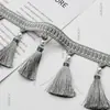 Renda Tianhe 2027 Novo Estilo Europeu Retrô Pingentes de Borla para Cortina Enfeites de Contas Acessórios Decorativos Tecido Casa