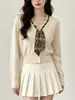 Elegante abrigo de punto con cuello en V de un solo botón, nuevo modelo otoño e invierno 2026, cárdigan de punto versátil y elegante para mujer