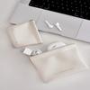 Bolsa de almacenamiento para cable de datos, cierre automático, para auriculares con cable, bolso de mano, cargador de energía, almacenamiento de cosméticos y lápiz labial.
