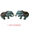 Adornos Auspiciosos de Elefante de Cobre Puro Entrada Entrada Escultura de Elefante de Cobre Fundido Producción Animal Talla de Cobre Yui Hebei Talla de Cobre