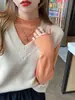 Suéter de Punto de Cachemir Nuevo para Mujer, Ropa Interior de Cuello Alto para Otoño e Invierno, Diseño de Top