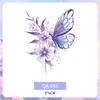 Sticker de Tatuaje a Color Explosivo Transfronterizo de Tamaño Pequeño Impermeable de Larga Duración Pequeño Fresco Brazo Clavícula de Mujer Distintivo Lindo
