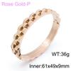 Popular cadena de correa de acero inoxidable joyería personalidad multi-tamaño cadena de reloj pulsera de moda cadena de reloj para hombres y mujeres