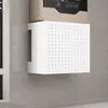 Capa de tubo para aquecedor de água a gás Rack de armazenamento Decoração Painel perfurado Suporte de parede para cozinha Tampa feia de fogão a gás