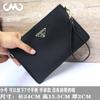 Bolsa de Lona, Bolsa de Mão Masculina e Feminina, Bolsa de Mão de Tecido Oxford Macio, Bolsa Envelope, Carteira com Espírito Social para Jovens, Grande Capacidade