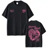 Omarcourtzprimeramusa Camiseta de Merchandise da Turnê do Álbum Moda Hip-Hop para Homens e Mulheres Camiseta Casual de Verão