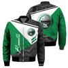 Chaqueta bomber de moda urbana con logotipo digital 3D de comercio exterior para hombre, abrigo informal a prueba de viento, para otoño e invierno