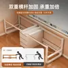 Escritorio doble para computadora, escritorio largo, escritorio de oficina simple para dormitorio, estación de trabajo, escritorio para estudiante para uso doméstico, escritorio de escritura