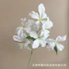 6 flores artificiais de chama azul para decoração de casamento, arranjo de chão, layout de cena de parede de fundo de hotel