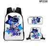 3D Novo Produto Robô Espacial Astro Bot Mochila Escolar Mochila Estudante do Ensino Fundamental e Médio Bolsa Mensageiro Estojo
