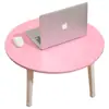 Mesa para Laptop Mesa de Cama Mesa Dobrável Preguiçoso Estudante Estudo Mesa Pequena Janela de Canto Tatami Mesa Redonda