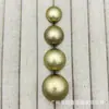 Botones metálicos de hongo para trajes, abrigos de punto de lana, botones decorativos simples y versátiles para coser a mano