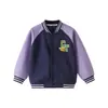 Algodão Hall Roupas Infantis Jaqueta de Baseball para Meninos Primavera Novo Estilo Jaqueta de Primavera e Outono Infantil Top Estiloso Casaco para Meninas