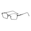Gafas de Sol Retro de Metal con Montura Pequeña Nueva Europea y Americana para Mujer Gafas Anti-Uv Transfronterizas Moda PC Gafas de Sol Versátiles para Hombre