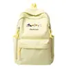 Mochila Bordada de Cachorro Estilo Dulce, Color Sólido, Versátil para Niños y Niñas, Adecuada para Estudiantes de Secundaria y Preparatoria, Bolsa Escolar de Gran Capacidad