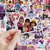 Novo 74 Transfronteiriço K-Pop Caça às Bruxas Grupo Feminino Grupo Masculino Diabo Desenho Animado Animação Grafite Criativo Adesivos Bidimensionais
