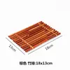 Decoración de sashimi tiras de bambú valla de bambú tiras de bambú pequeñas tapete de té cortina de té cocina creativa japonesa tapete de té bandeja de bambú plato adorno