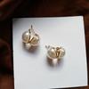 Pendientes de perlas barrocas, elegantes, sencillos y de estilo frío para mujer, combinables con todo, de moda, con personalidad de internet, 902