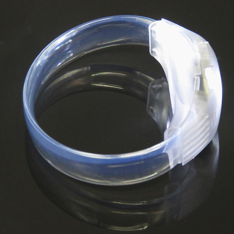 发光手环LED闪光手镯LOGO定做演唱会道具TPU发光手环酒吧蹦迪应援