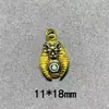 Accesorios estilo Xizang Pulsera de Cuentas de Buda Colgante Lateral Amarillo Colgante Pequeño un Ram Dai Zaki
