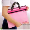 Bolsa de lona portátil para documentos A4, bolsa enrollable para estudiantes, bolsa con cremallera multicapa, bolsa de tela Oxford para conferencias para hombres y mujeres