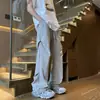 Pantalones de Trabajo de Estilo Deportivo Casual a la Moda Americana para Hombre, Nuevos Pantalones Casuales de Pierna Ancha de Secado Rápido para Hombre