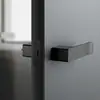 Fechadura de Porta Minimalista Estilo Italiano, Fechadura Universal para Porta de Quarto, Fechadura Silenciosa para Porta de Quarto com Sucção Magnética, Fechadura de Porta Misi